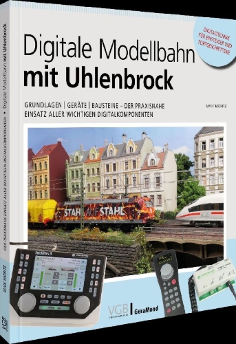 Buchcover und Innenansicht für das Buch: Digitale Modellbahn mit Uhlenbrock