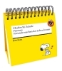 Buchcover und Innenansicht für das Buch: Peanuts. Freunde machen das Leben bunter (Tischaufsteller)