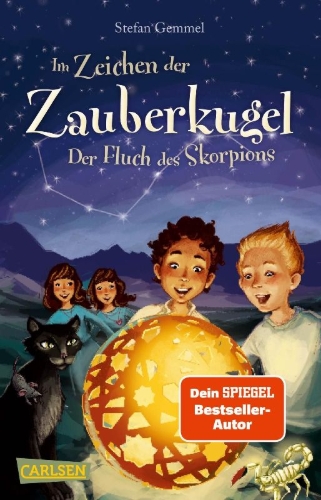 Buchcover und Innenansicht für das Buch: Im Zeichen der Zauberkugel 2: Der Fluch des Skorpions