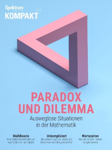 Buchcover und Innenansicht für das Buch: Spektrum Kompakt 4/2025 - Paradox und Dilemma