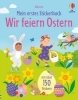 Buchcover und Innenansicht für das Buch: Mein erstes Stickerbuch: Wir feiern Ostern
