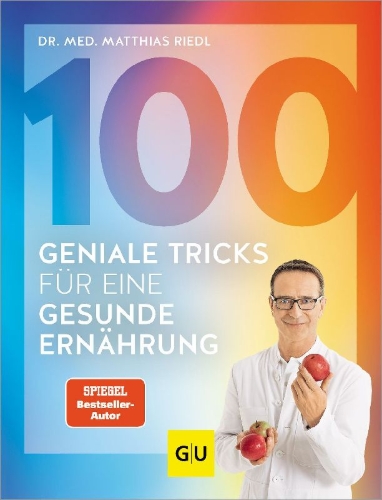 Buchcover und Innenansicht für das Buch: 100 geniale Tricks für eine gesunde Ernährung