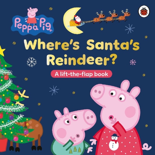 Buchcover und Innenansicht für das Buch: Peppa Pig: Where's Santa's Reindeer?