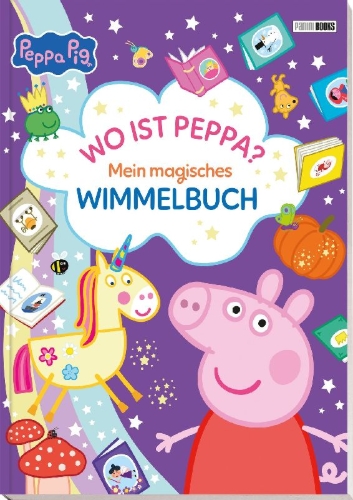 Buchcover und Innenansicht für das Buch: Where's Peppa? Magical Adventures