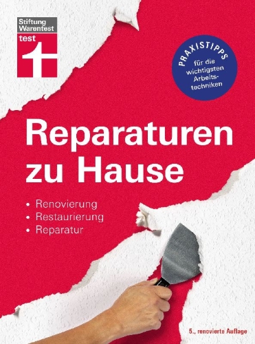 Buchcover und Innenansicht für das Buch: Reparaturen zu Hause
