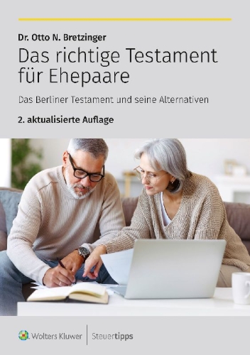 Buchcover und Innenansicht für das Buch: Das richtige Testament für Ehepaare