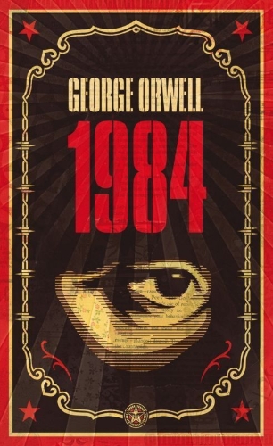 Buchcover und Innenansicht für das Buch: Nineteen Eighty-Four (1984)