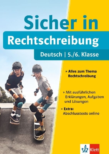 Buchcover und Innenansicht für das Buch: Sicher in Deutsch Rechtschreibung 5./6. Klasse