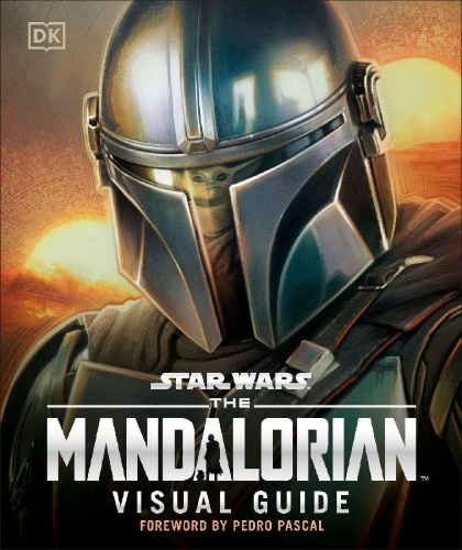 Buchcover und Innenansicht für das Buch: Star Wars The Mandalorian Visual Guide