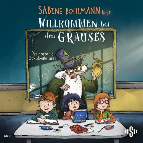 Buchcover und Innenansicht für das Buch: Willkommen bei den Grauses 3: Der normale Schulwahnsinn