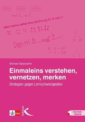 Buchcover und Innenansicht für das Buch: Einmaleins verstehen, vernetzen, merken