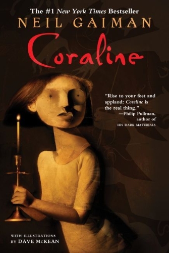 Buchcover und Innenansicht für das Buch: Coraline
