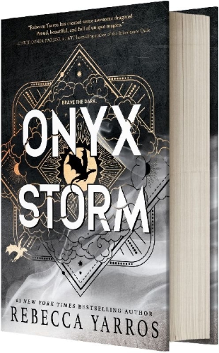 Buchcover und Innenansicht für das Buch: Onyx Storm (Standard Edition)
