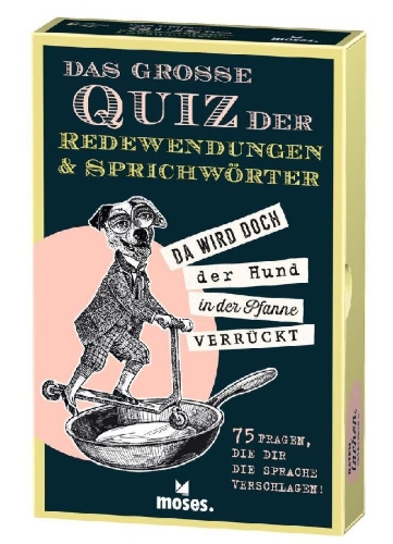 Buchcover und Innenansicht für das Buch: Das große Quiz der Redewendungen & Sprichwörter