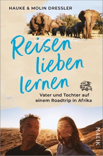 Buchcover und Innenansicht für das Buch: Reisen lieben lernen