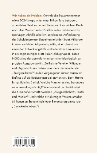 Buchcover und Innenansicht für das Buch: Der NGO-Komplex