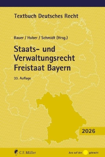 Buchcover und Innenansicht für das Buch: Staats- und Verwaltungsrecht Freistaat Bayern