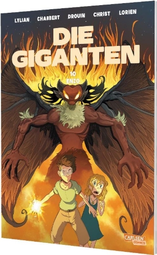 Buchcover und Innenansicht für das Buch: Les Géants Tome 10
