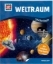 Buchcover und Innenansicht für das Buch: WAS IST WAS Stickerheft Weltraum