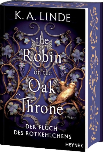 Buchcover und Innenansicht für das Buch: The Robin on the Oak Throne - The Oak & Holly Cycle 2