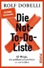 Buchcover und Innenansicht für das Buch: Die Not-To-Do-Liste