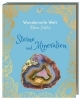 Buchcover und Innenansicht für das Buch: Wundervolle Welt - Kleine Schätze. Steine und Mineralien