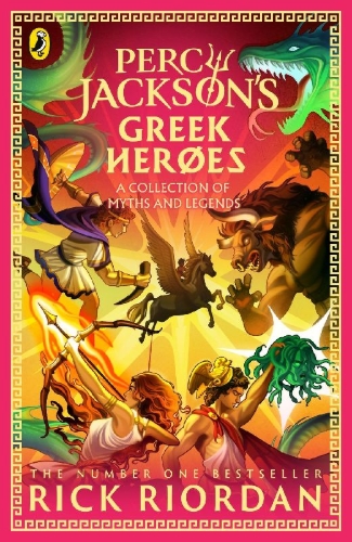 Buchcover und Innenansicht für das Buch: Percy Jackson and the Greek Heroes
