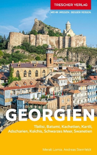 Buchcover und Innenansicht für das Buch: TRESCHER Reiseführer Georgien
