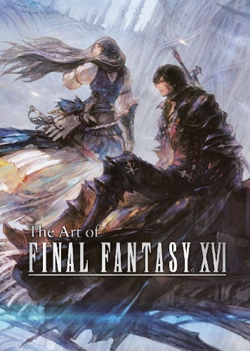 Buchcover und Innenansicht für das Buch: The Art of Final Fantasy XVI