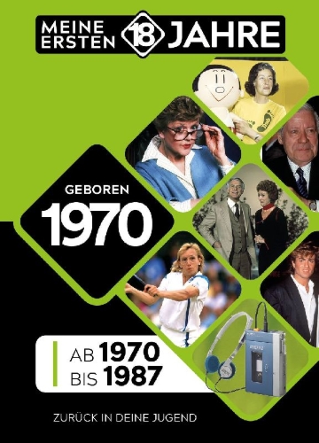 Buchcover und Innenansicht für das Buch: Geboren 1970