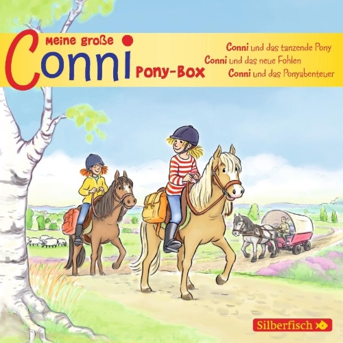 Buchcover und Innenansicht für das Buch: Meine große Conni-Ponybox