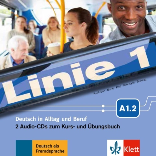 Buchcover und Innenansicht für das Buch: Linie 1 A1.2 - 2 Audio-CDs zum Kurs- und Übungsbuch