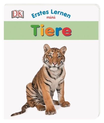 Buchcover und Innenansicht für das Buch: Erstes Lernen mini. Tiere
