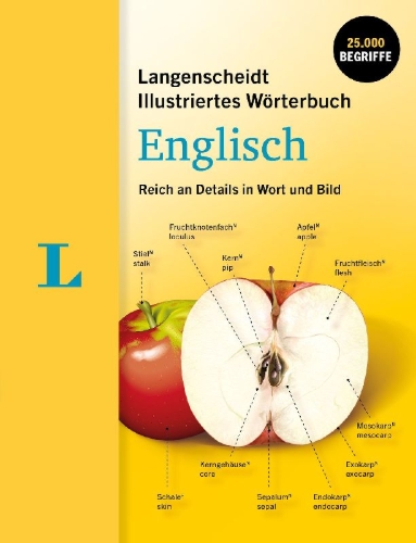 Buchcover und Innenansicht für das Buch: Langenscheidt Illustriertes Wörterbuch Englisch