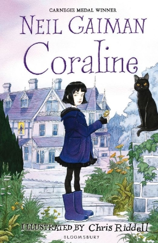 Buchcover und Innenansicht für das Buch: Coraline