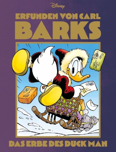 Buchcover und Innenansicht für das Buch: Erfunden von Carl Barks