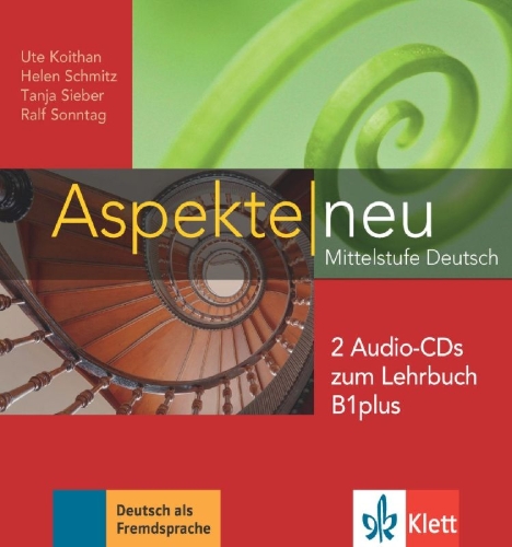 Buchcover und Innenansicht für das Buch: Aspekte neu B1 plus. 2 Audio-CDs zum Lehrbuch