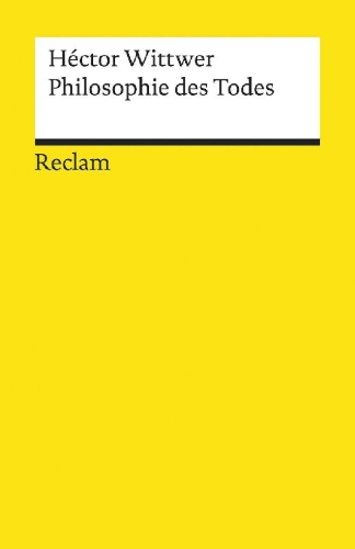 Buchcover und Innenansicht für das Buch: Philosophie des Todes