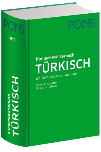 Buchcover und Innenansicht für das Buch: PONS Kompaktwörterbuch Türkisch