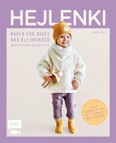 Buchcover und Innenansicht für das Buch: HEJLENKI - Nähen für Babys und Kleinkinder