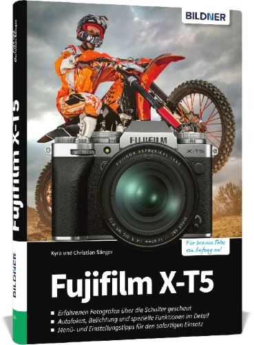Buchcover und Innenansicht für das Buch: Fujifilm XT-5