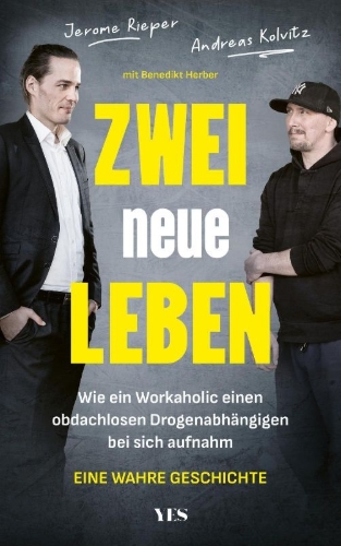 Buchcover und Innenansicht für das Buch: Zwei neue Leben