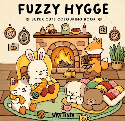Buchcover und Innenansicht für das Buch: Fuzzy Hygge