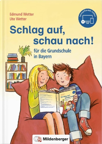 Buchcover und Innenansicht für das Buch: Schlag auf, schau nach! - für die Grundschule in Bayern