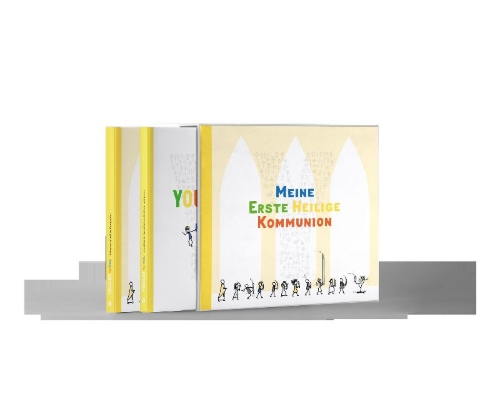 Buchcover und Innenansicht für das Buch: Youcat for Kids und Erinnerungsalbum