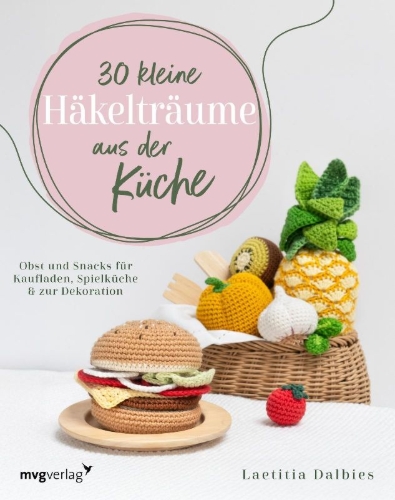 Buchcover und Innenansicht für das Buch: Tout ma Dinette au Crochet