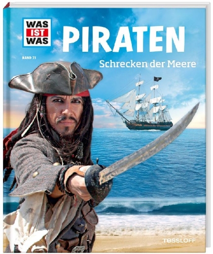 Buchcover und Innenansicht für das Buch: WAS IST WAS Band 71 Piraten. Schrecken der Meere