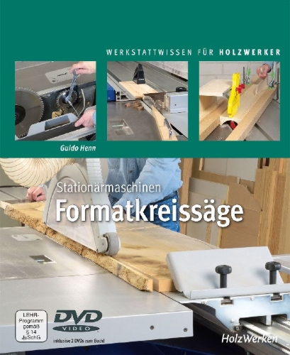 Buchcover und Innenansicht für das Buch: Stationärmaschinen - Formatkreissäge