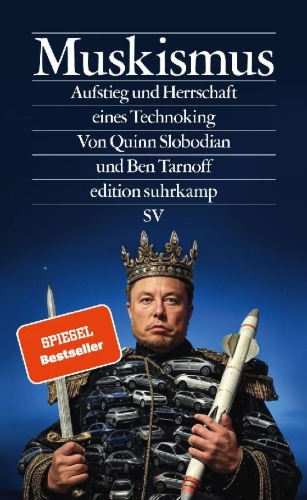 Buchcover und Innenansicht für das Buch: Muskism. The Meaning and Making of a Technoking