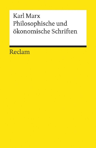 Buchcover und Innenansicht für das Buch: Philosophische und ökonomische Schriften